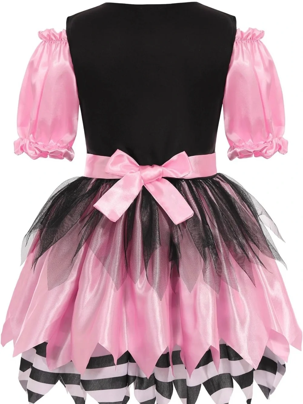 Pink Pirate Costume Dress with Accessories for Kids